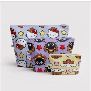 Hello Kitty and Friends x Baggu Go Pouch Set (Western)